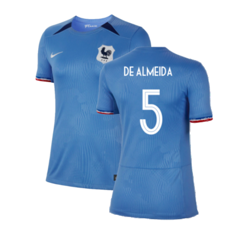 2023-2024 France WWC Home Shirt (Ladies) (De Almeida 5)