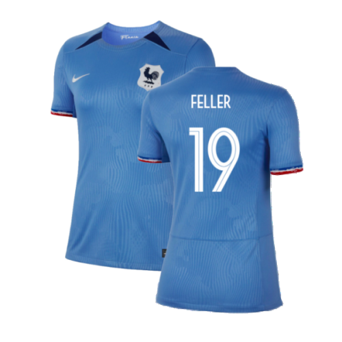 2023-2024 France WWC Home Shirt (Ladies) (Feller 19)