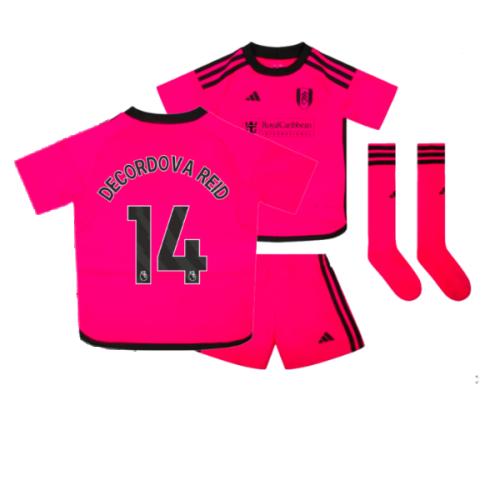 2023-2024 Fulham Away Little Boys Mini Kit (Decordova Reid 14)