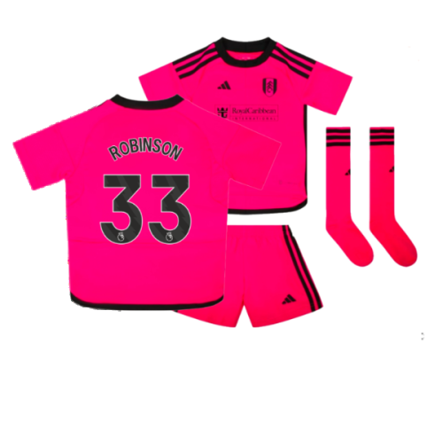 2023-2024 Fulham Away Little Boys Mini Kit (Robinson 33)