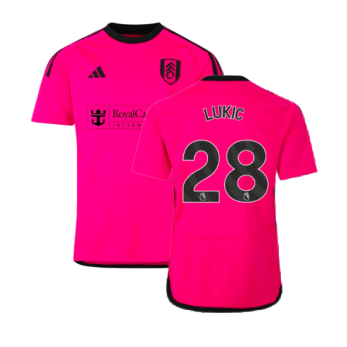 2023-2024 Fulham Away Shirt (Kids) (Lukic 28)