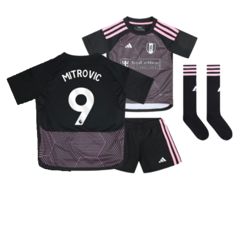 2023-2024 Fulham Third Mini Kit (Mitrovic 9)