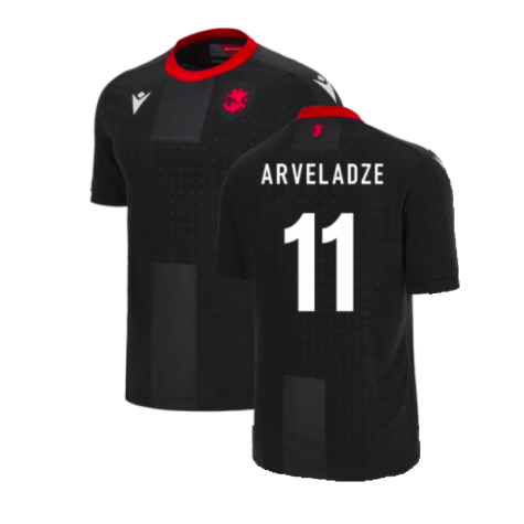 2023-2024 Georgia Away Shirt (ARVELADZE 11)