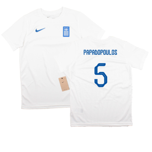 2023-2024 Greece Away Shirt (Kids) (PAPADOPOULOS 5)