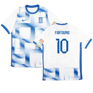 2023-2024 Greece Home Shirt (Kids) (FORTOUNIS 10)