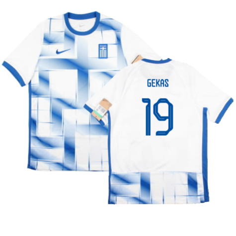 2023-2024 Greece Home Shirt (Kids) (GEKAS 19)