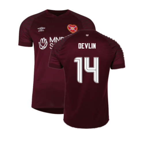 2023-2024 Hearts Home Shirt (Kids) (DEVLIN 14)