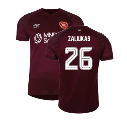 2023-2024 Hearts Home Shirt (ZALIUKAS 26)