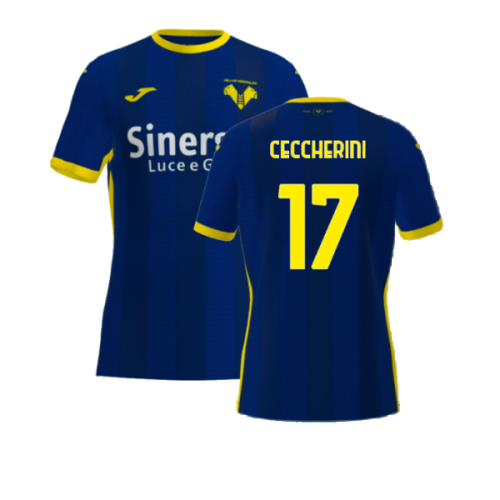 2023-2024 Hellas Verona Home Replica Shirt (Kids) (CECCHERINI 17)