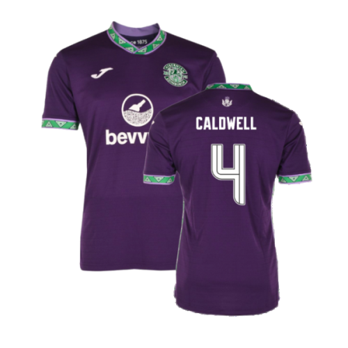 2023-2024 Hibernian Away Shirt (Caldwell 4)