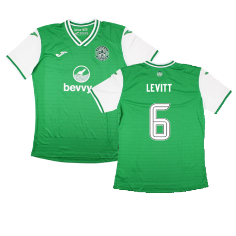 2023-2024 Hibernian Home Shirt (Levitt 6)