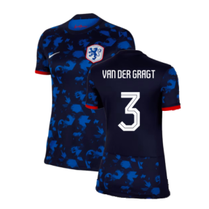 2023-2024 Holland WWC Away Shirt (Ladies) (Van Der Gragt 3) 2023-2024 Holland WWC Away Shirt (Ladies) (Van Der Gragt 3)