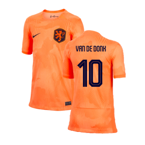 2023-2024 Holland WWC Home Shirt (Kids) (Van De Donk 10)