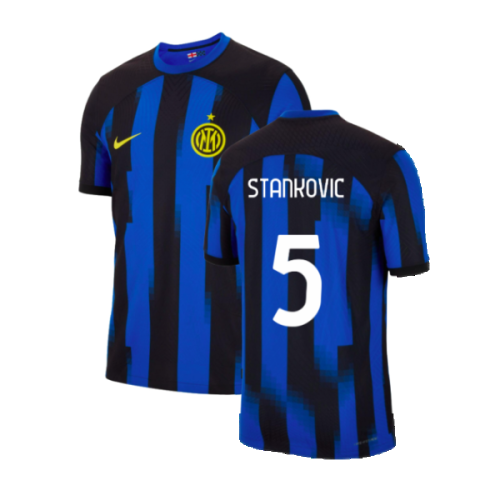 2023-2024 Inter Milan Authentic Home Shirt (Stankovic 5)