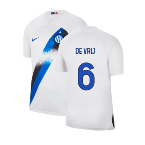 2023-2024 Inter Milan Away Shirt (De Vrij 6)