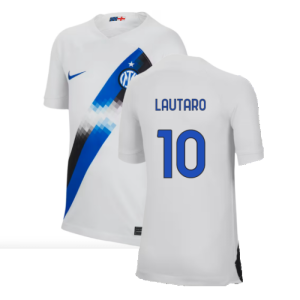 2023-2024 Inter Milan Away Shirt (Kids) (Lautaro 10)