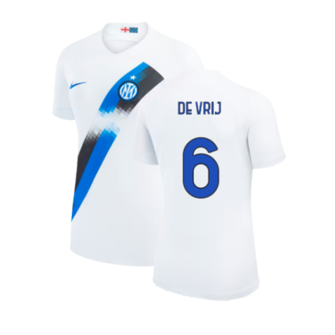 2023-2024 Inter Milan Away Shirt (Womens) (De Vrij 6)