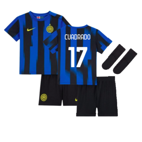 2023-2024 Inter Milan Home Baby Kit (Cuadrado 17)