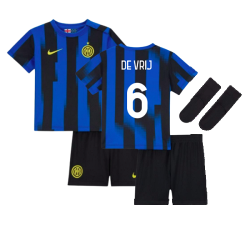 2023-2024 Inter Milan Home Baby Kit (De Vrij 6)