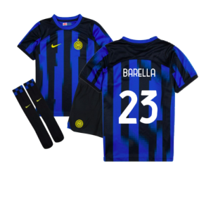 2023-2024 Inter Milan Home Mini Kit (Barella 23)