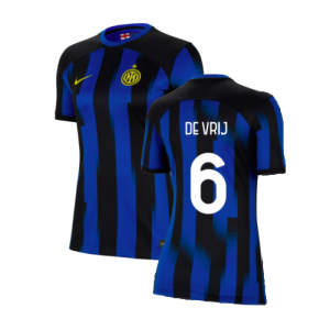 2023-2024 Inter Milan Home Shirt (Womens) (De Vrij 6)