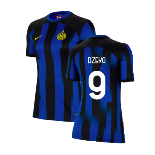 2023-2024 Inter Milan Home Shirt (Womens) (Dzeko 9)