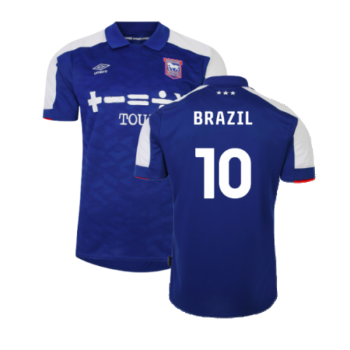 2023-2024 Ipswich Town Home Shirt (Brazil 10)