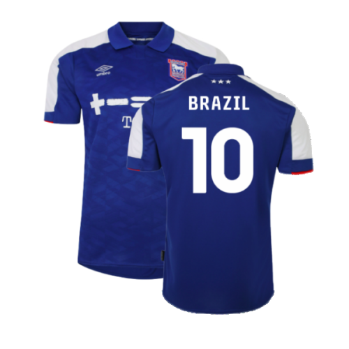 2023-2024 Ipswich Town Home Shirt (Kids) (Brazil 10)