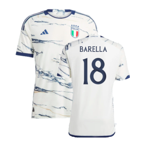 2023-2024 Italy Authentic Away Shirt (BARELLA 18)