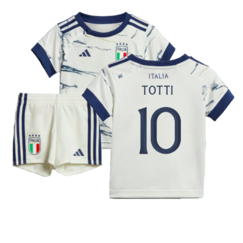 2023-2024 Italy Away Baby Kit (TOTTI 10)