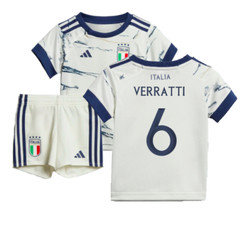 2023-2024 Italy Away Baby Kit (VERRATTI 6)