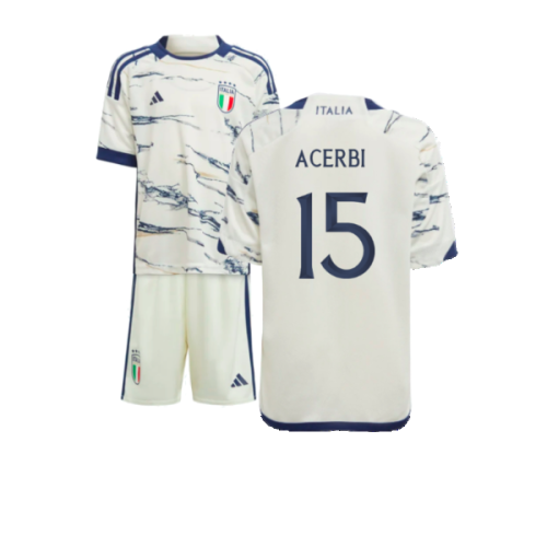 2023-2024 Italy Away Mini Kit (ACERBI 15)