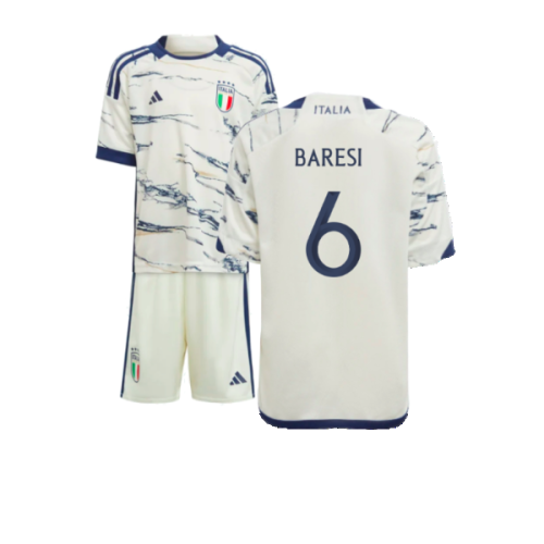 2023-2024 Italy Away Mini Kit (BARESI 6)