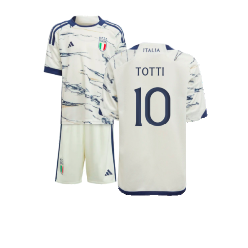 2023-2024 Italy Away Mini Kit (TOTTI 10)