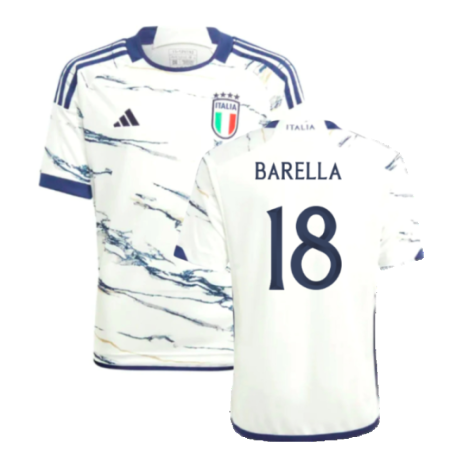 2023-2024 Italy Away Shirt (Kids) (BARELLA 18)