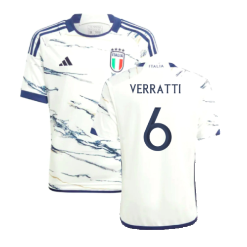 2023-2024 Italy Away Shirt (Kids) (VERRATTI 6)