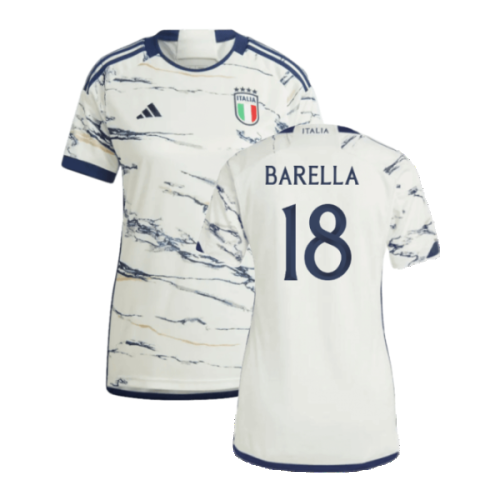 2023-2024 Italy Away Shirt (Ladies) (BARELLA 18)