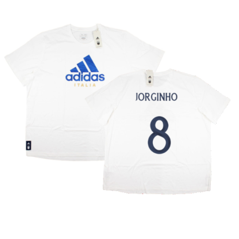 2023-2024 Italy DNA Graphic Tee (White) (JORGINHO 8)