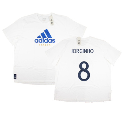 2023-2024 Italy DNA Graphic Tee (White) (JORGINHO 8)