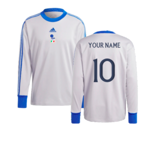 2023-2024 Italy Goalkeeper Icon Jersey (Grey) (Your Name)