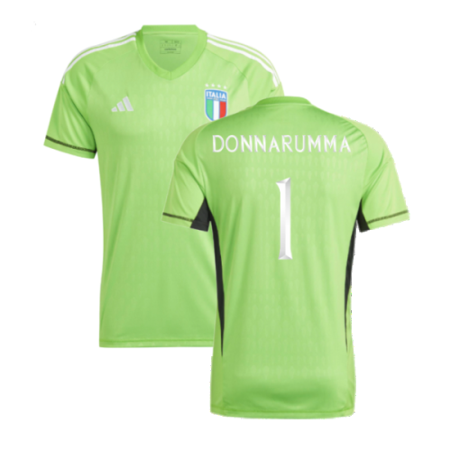 2023-2024 Italy Goalkeeper Jersey (Green) (Donnarumma 1)