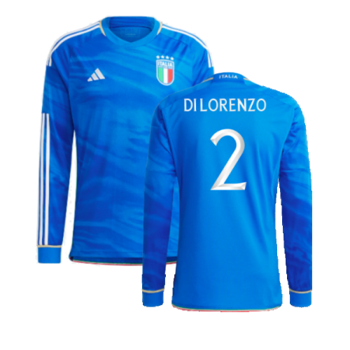 2023-2024 Italy Home Long Sleeve Shirt (DI LORENZO 2)