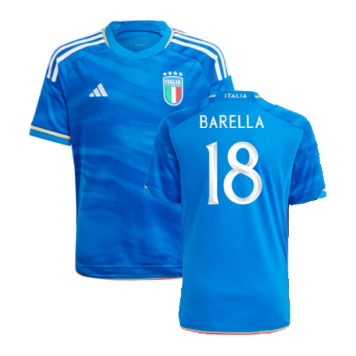 2023-2024 Italy Home Shirt (Kids) (BARELLA 18)