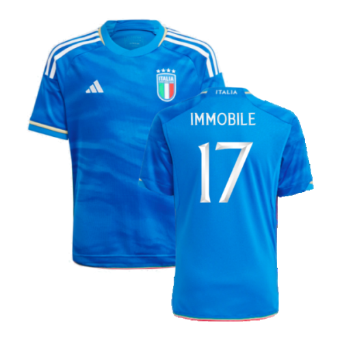 2023-2024 Italy Home Shirt (Kids) (IMMOBILE 17)