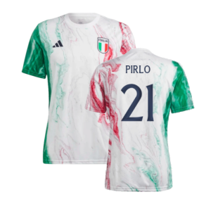 2023-2024 Italy Pre-Match Jersey (Green) (PIRLO 21)