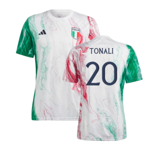 2023-2024 Italy Pre-Match Jersey (Green) (TONALI 20)