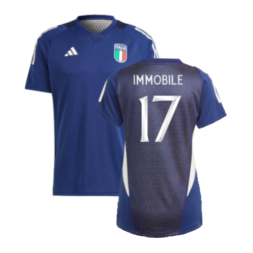 2023-2024 Italy Tiro Pro Jersey (Dark Blue) (IMMOBILE 17)