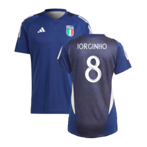 2023-2024 Italy Tiro Pro Jersey (Dark Blue) (JORGINHO 8)