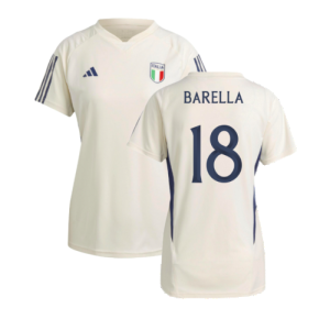 2023-2024 Italy Training Jersey (Cream White) - Ladies (BARELLA 18)