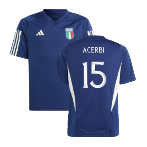 2023-2024 Italy Training Jersey (Dark Blue) - Kids (ACERBI 15)